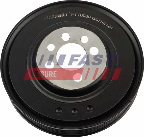 Fast FT10039 - Ремінний шків, колінчастий вал autocars.com.ua