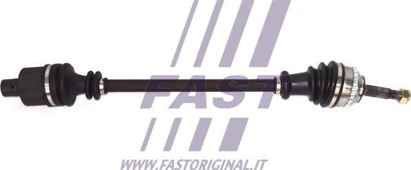Fast FT27167 - Піввісь права на шплінт Renault Clio II 1.1-1.2-16V-1.4-16V-1.5dCi-1.6-1.9D-dTi 98-. Kangoo 1.2-16V-1.4-1.5dCi-1.6 16V-1.9D-dTi  autocars.com.ua