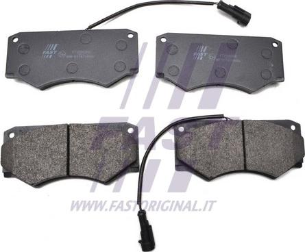 Fast FT29055HD - Гальмівні колодки, дискові гальма autocars.com.ua