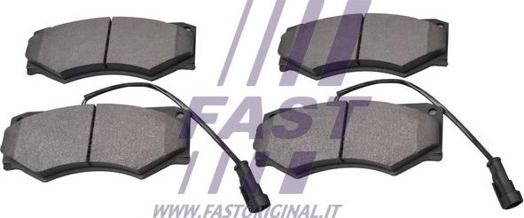 Fast FT29055 - Гальмівні колодки, дискові гальма autocars.com.ua