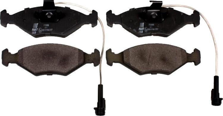 Fast FT29086 - Гальмівні колодки, дискові гальма autocars.com.ua