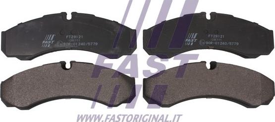 Fast FT29121 - Гальмівні колодки, дискові гальма autocars.com.ua