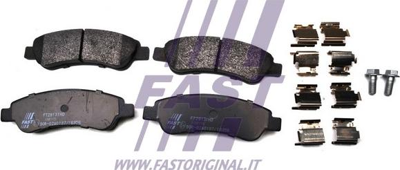 Fast FT29131HD - Гальмівні колодки, дискові гальма autocars.com.ua