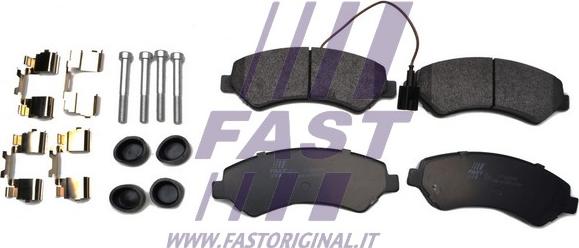 Fast FT29132HD - Гальмівні колодки, дискові гальма autocars.com.ua