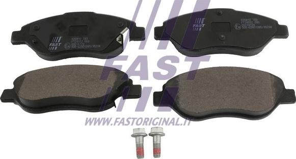 Fast FT29552 - Гальмівні колодки, дискові гальма autocars.com.ua