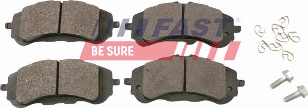 Fast FT29561 - Гальмівні колодки, дискові гальма autocars.com.ua