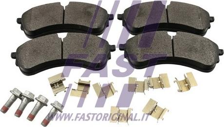Fast FT29576 - Гальмівні колодки, дискові гальма autocars.com.ua