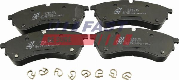Fast FT29580 - Гальмівні колодки, дискові гальма autocars.com.ua