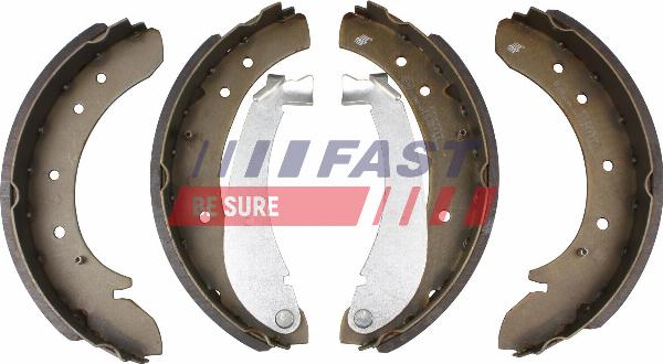 Fast FT30009 - Комплект гальм, барабанний механізм autocars.com.ua