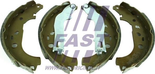 Fast FT30069 - Комплект гальм, барабанний механізм autocars.com.ua
