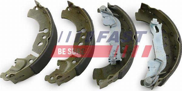 Fast FT30079 - Комплект гальм, барабанний механізм autocars.com.ua