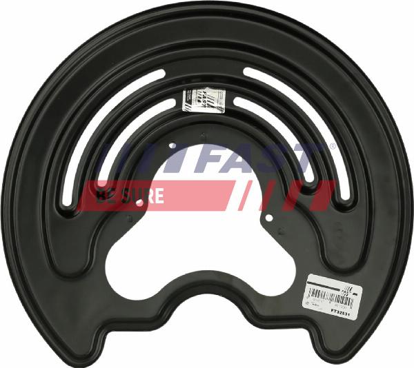 Fast FT32531 - Відбивач, диск гальмівного механізму autocars.com.ua