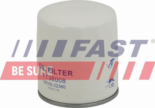 Fast FT38008 - Масляний фільтр autocars.com.ua
