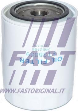 Fast FT38059 - Фильтр Масляный FIAT Ducato 02> 2.3 Jtd autocars.com.ua