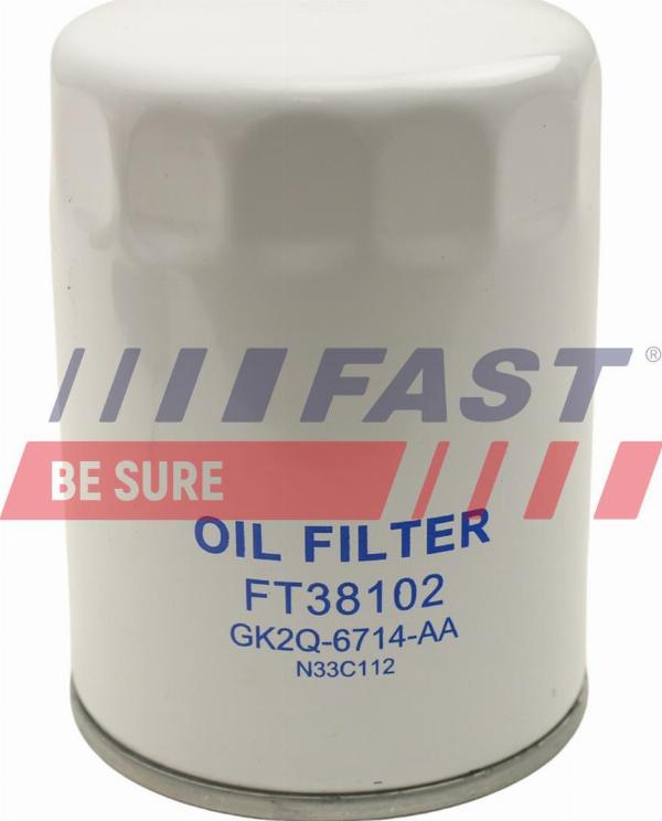 Fast FT38102 - Масляний фільтр autocars.com.ua