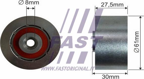 Fast FT44084 - Направляющий ролик, зубчатый ремень autodnr.net