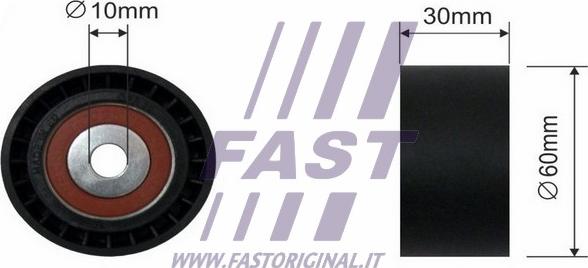 Fast FT44085 - 60x10x30 Ролик паска приводного Peugeot-Citroen-Ford-Mazda-Volvo Psa 1.4HDI autocars.com.ua