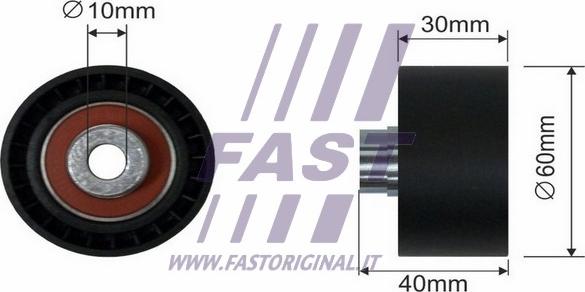 Fast FT44086 - Направляющий ролик, зубчатый ремень autodnr.net