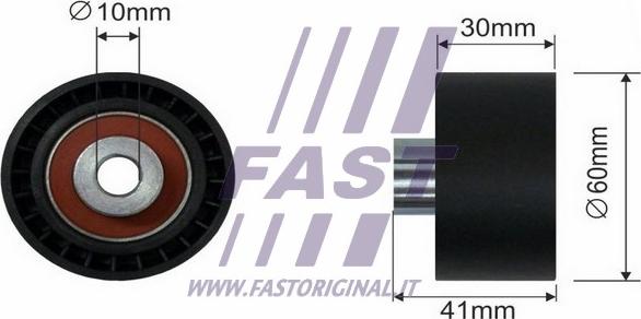 Fast FT44087 - Натяжной ролик, ремень ГРМ avtokuzovplus.com.ua