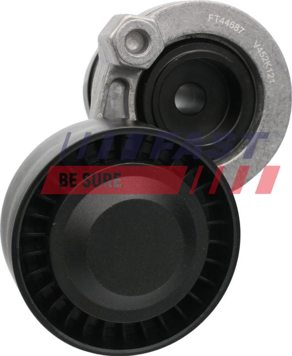 Fast FT44687 - Натягувач ременя, клинові зуб. autocars.com.ua