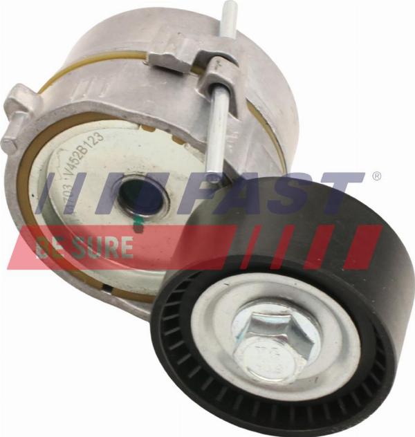 Fast FT44703 - Натягувач ременя, клинові зуб. autocars.com.ua
