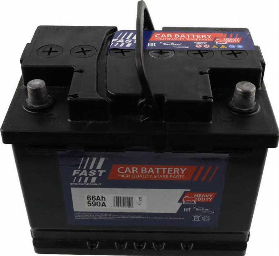 Fast FT75218 - Стартерна акумуляторна батарея, АКБ autocars.com.ua