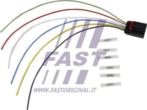 Fast FT76110 - Штекер Fiat Ducato 06 Датчик Об Єму Повітря 2.2 Jtd 6-Pin autocars.com.ua