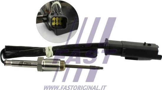 Fast FT80219 - Датчик, температура вихлопних газів autocars.com.ua