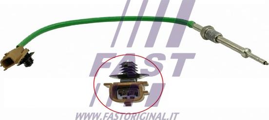 Fast FT80238 - Датчик, температура вихлопних газів autocars.com.ua