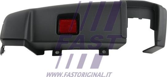 Fast FT91412 - Угол бампера задний левый Fiat Ducato 14- чёрный отражатель 270° FT91412 Fast autocars.com.ua