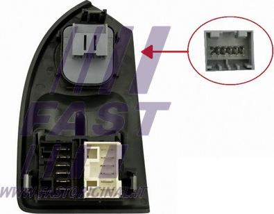 Fast FT91935 - Переключатель стеклоподьемника L autocars.com.ua