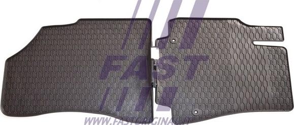 Fast FT96109 - Гумовий килимок з захисними бортами autocars.com.ua
