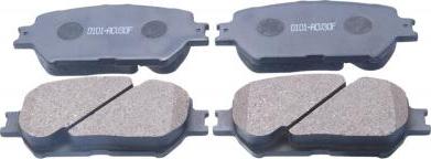 Febest 0101-ACV30F - Гальмівні колодки, дискові гальма autocars.com.ua