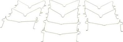 Febest 0103-002-PCS10 - Пружина, колодки дискового гальма autocars.com.ua