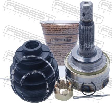 Febest 0110-037 - Шарнірний комплект, ШРУС, приводний вал autocars.com.ua