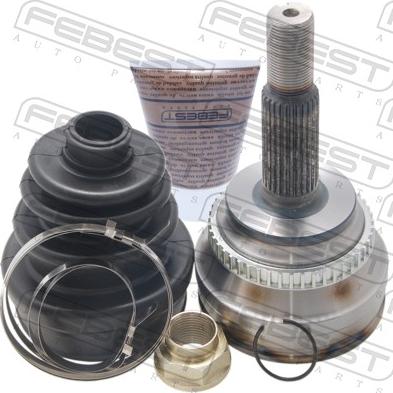 Febest 0110-072A48 - Шарнірний комплект, ШРУС, приводний вал autocars.com.ua