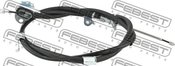 Febest 01100-ASA42RH - Трос, гальмівна система autocars.com.ua