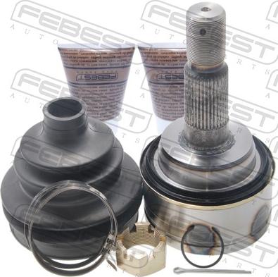 Febest 0110-200 - Шарнірний комплект, ШРУС, приводний вал autocars.com.ua