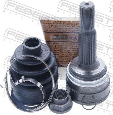 Febest 0110-ACA33R - Шарнірний комплект, ШРУС, приводний вал autocars.com.ua