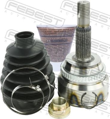 Febest 0110ACV40L26A48 - Шарнірний комплект, ШРУС, приводний вал autocars.com.ua