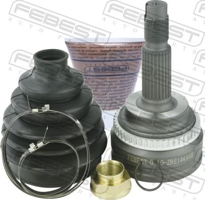 Febest 0110-ZRE144A48 - Шарнірний комплект, ШРУС, приводний вал autocars.com.ua