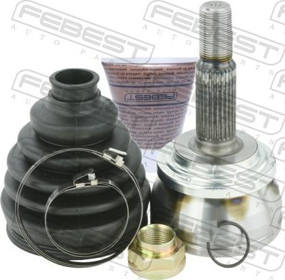 Febest 0110-ZVW30 - Шарнірний комплект, ШРУС, приводний вал autocars.com.ua