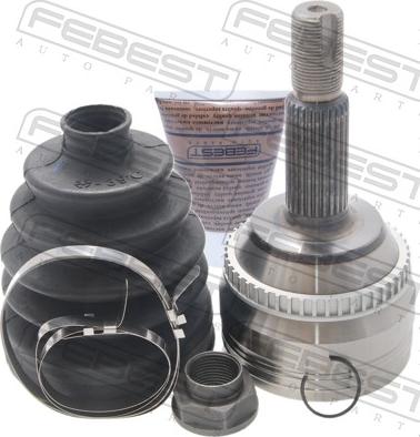 Febest 0110-ZZE132A48 - Шарнірний комплект, ШРУС, приводний вал autocars.com.ua