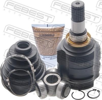 Febest 0111-001 - Шарнірний комплект, ШРУС, приводний вал autocars.com.ua
