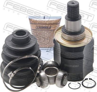 Febest 0111-ACA20LH - Шарнірний комплект, ШРУС, приводний вал autocars.com.ua