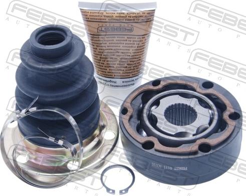 Febest 0111-ACU10 - Шарнірний комплект, ШРУС, приводний вал autocars.com.ua