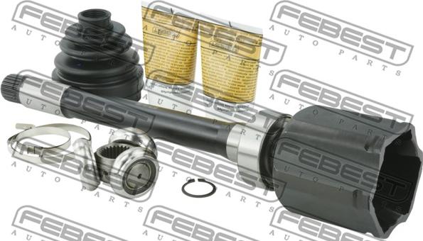 Febest 0111-GGL15RH - Шарнірний комплект, ШРУС, приводний вал autocars.com.ua