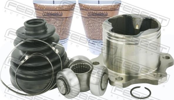 Febest 0111-KZN165 - Шарнірний комплект, ШРУС, приводний вал autocars.com.ua