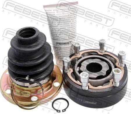 Febest 0111-MCV10 - Шарнірний комплект, ШРУС, приводний вал autocars.com.ua