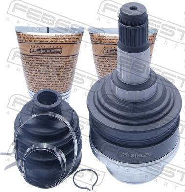 Febest 0111-MCX20LH - Шарнірний комплект, ШРУС, приводний вал autocars.com.ua
